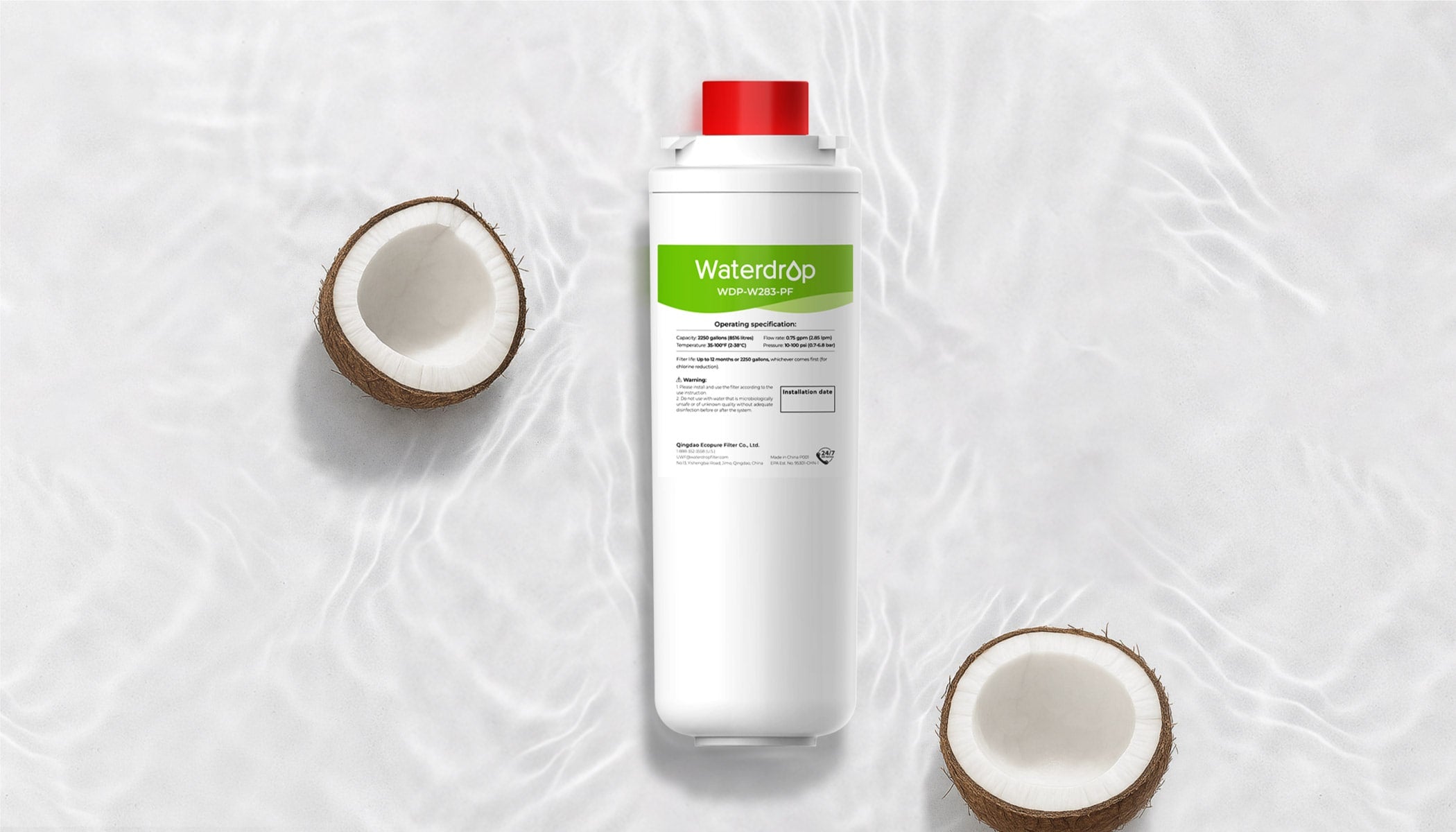 Natural Materials, Improved Water Taste