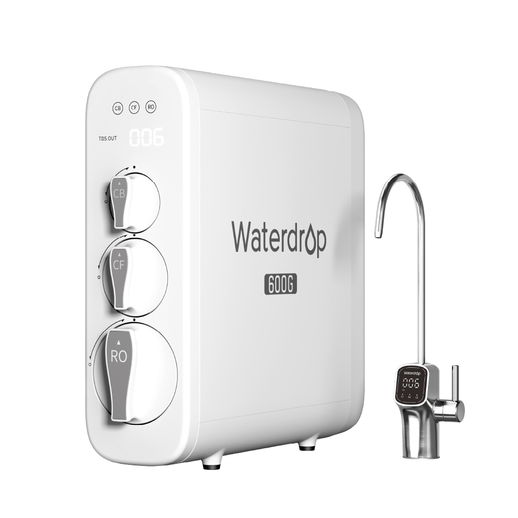 Waterdrop G3P600 Reverse Osmosis System, 600 GPD, 8000 Litres Descaling System Ro System Under The Sink Reduces Tds 21 Pure For Drain Intelligent Led Tap 88875255 Waterdrop G3P600 Reverse Osmosis System, 600 GPD, 8000 Litres Descaling System Ro System Under The Sink Reduces Tds 21 Pure For Drain Intelligent Led Tap 88875255