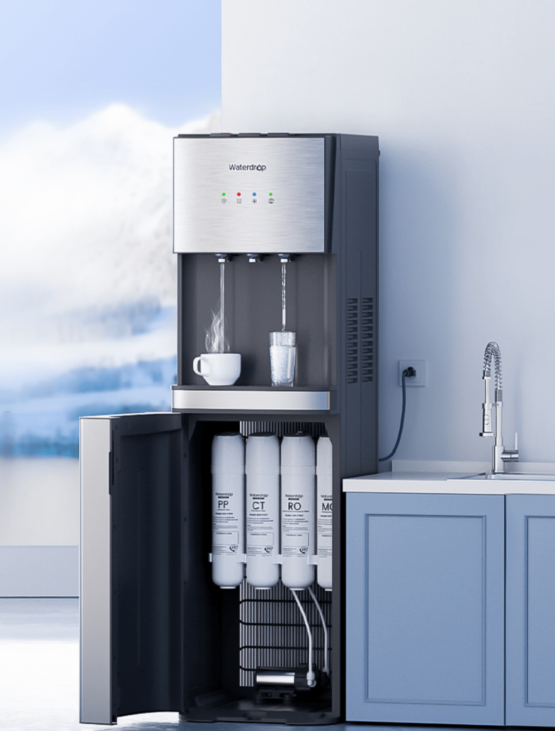 Say Goodbye to Bottles with Waterdrop Bottleless Water Cooler