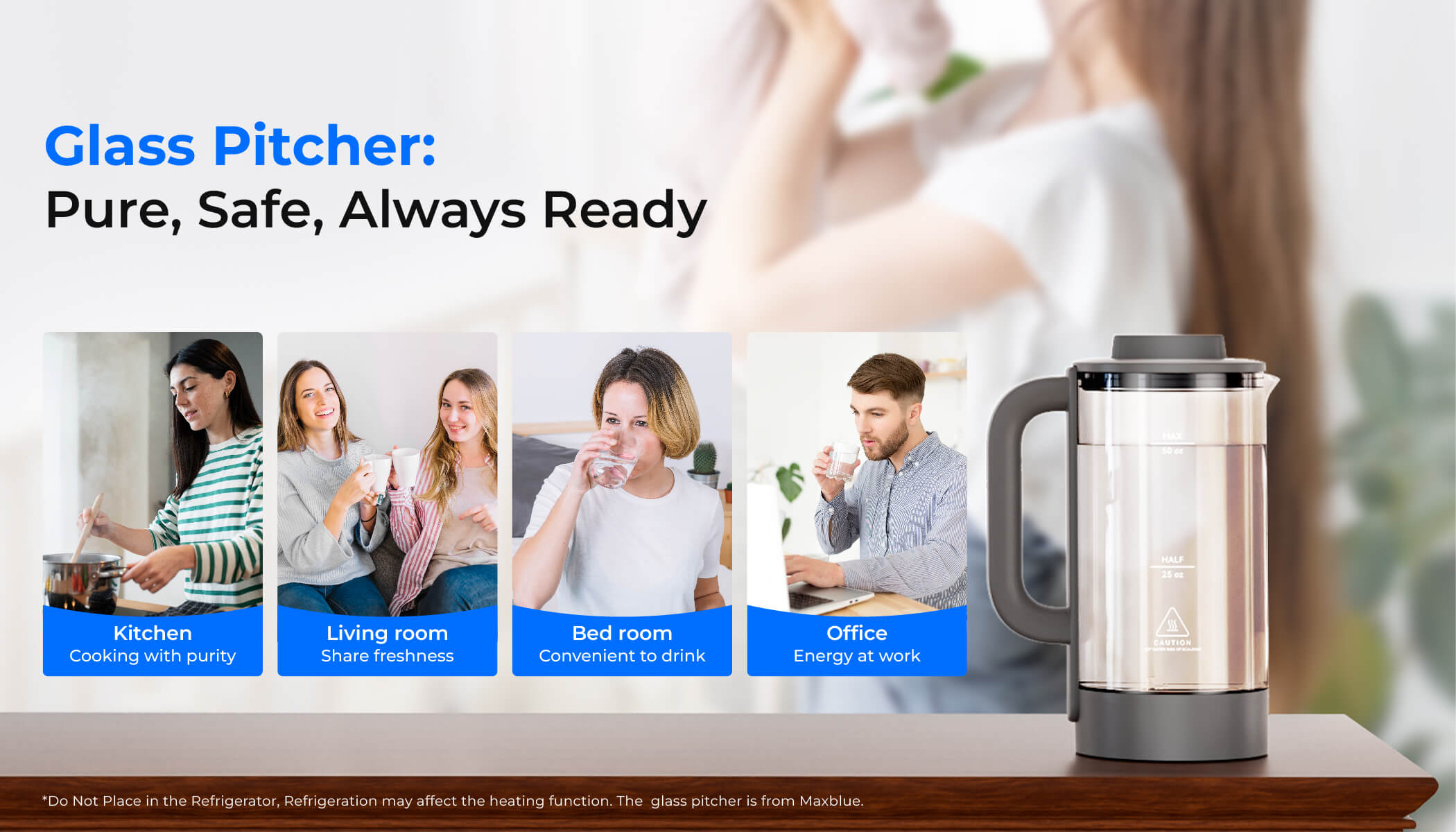 Glass Pitcher: Pure, Safe, Always Ready