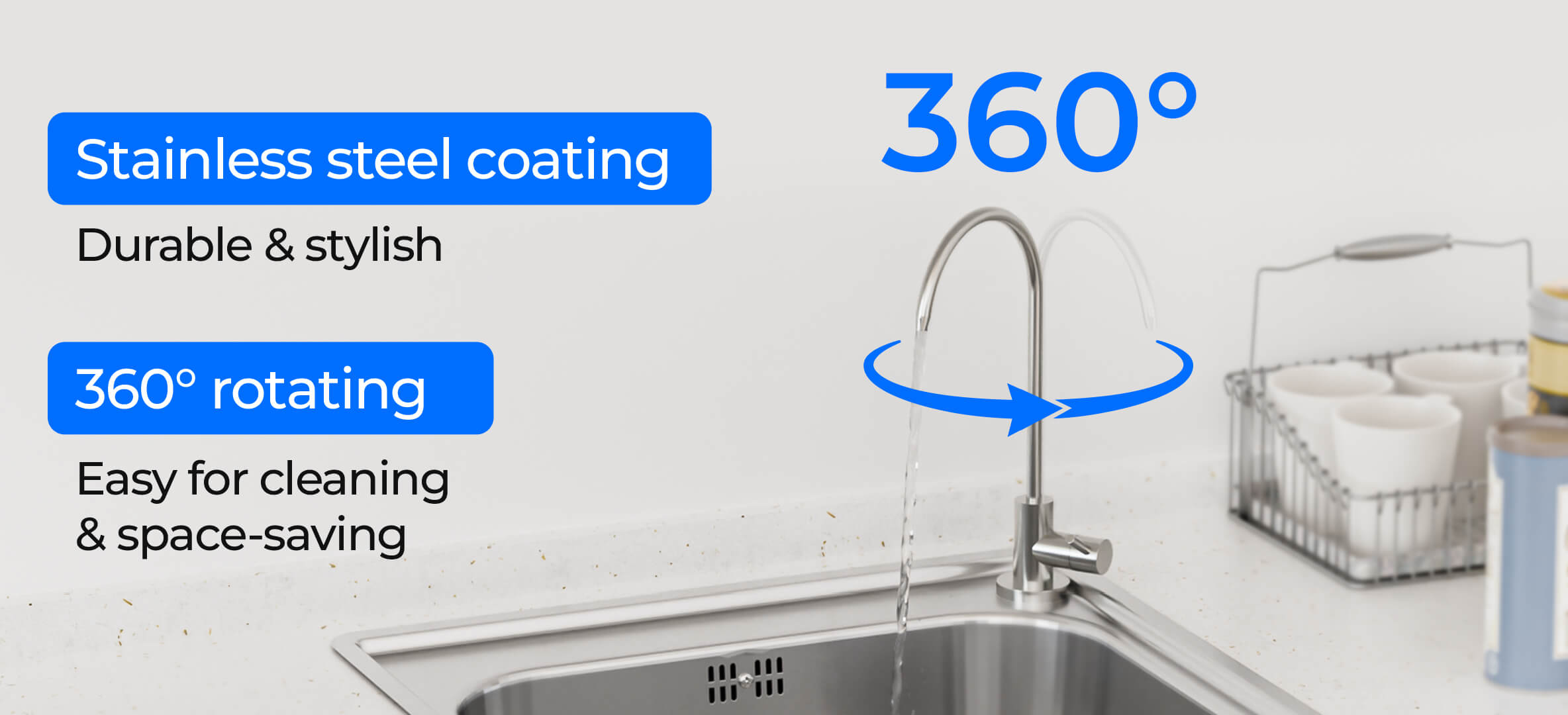 360° Rotation for Your Convenience