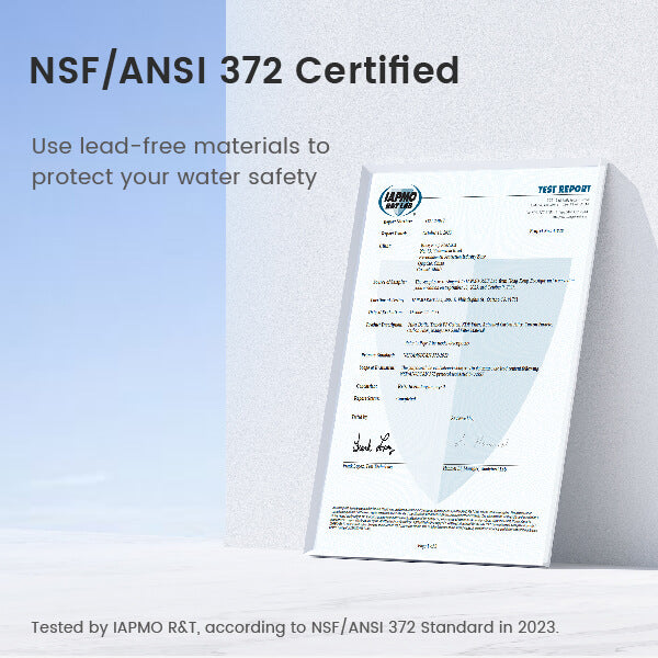 NSF/ANSI 372 Certified