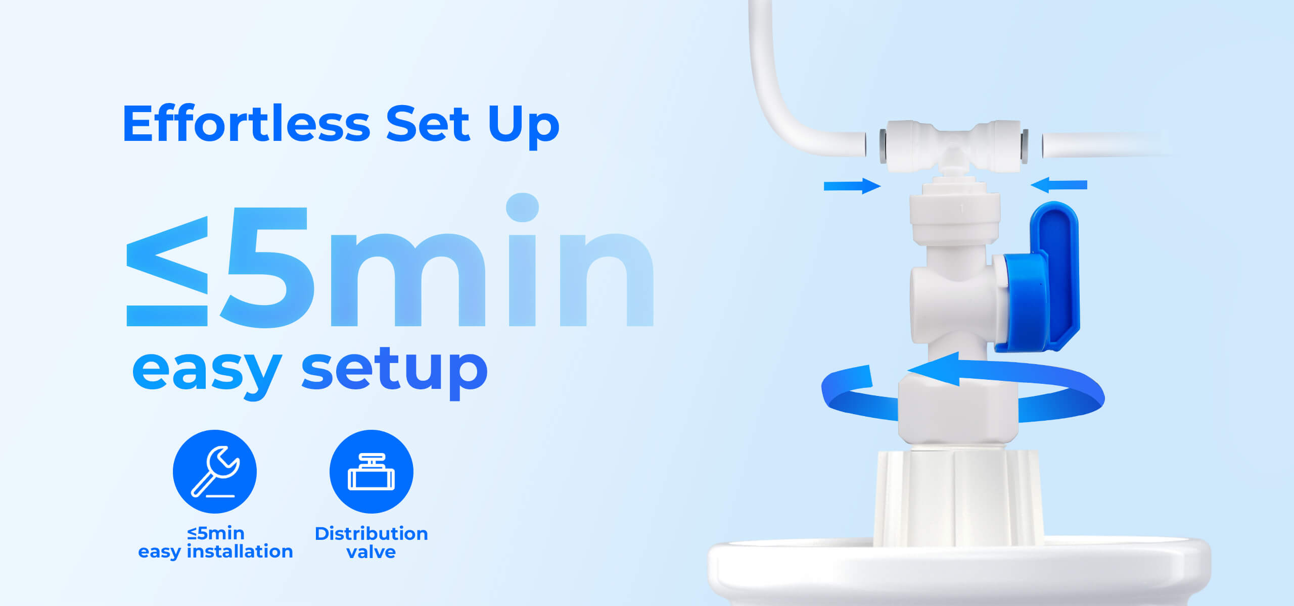 For undersink water filter