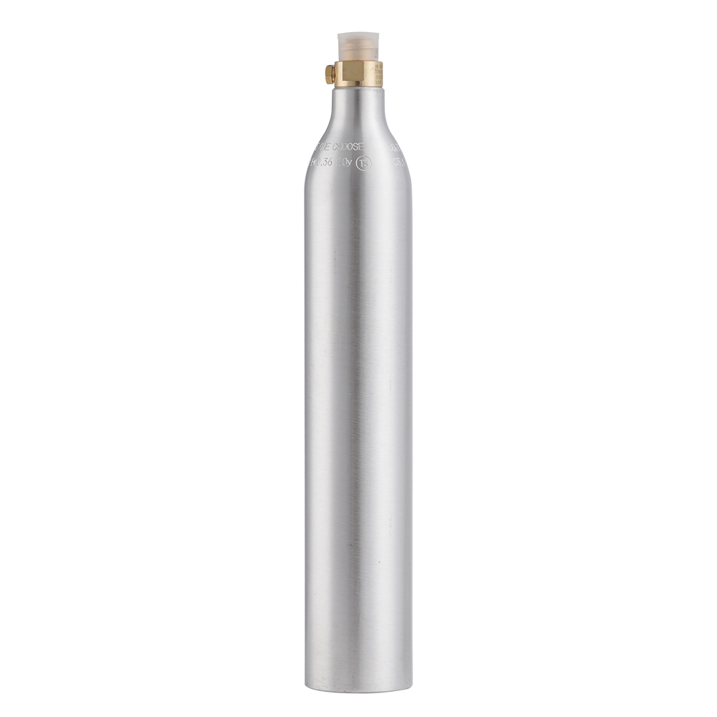Waterdrop 60L CO2 Metal Canister Cylinders, Screw-in exchange cylinder refills