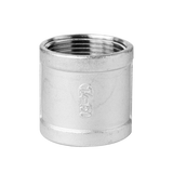 Waterdrop 304 Stainless Steel Pipe Coupling Fitting, 2" Female x 2" Length Pipe Coupler Connector Adapter Fitting