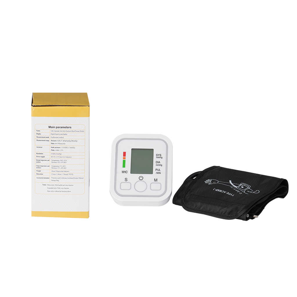 Waterdrop Blood Pressure Monitor for Home Use, Easy to Use with Large LED Display, Professional  Medical apparatus for monitoring blood properties and respiratory events