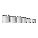 Waterdrop 304 Stainless Steel Pipe Coupling Fitting, 2" Female x 2" Length Pipe Coupler Connector Adapter Fitting