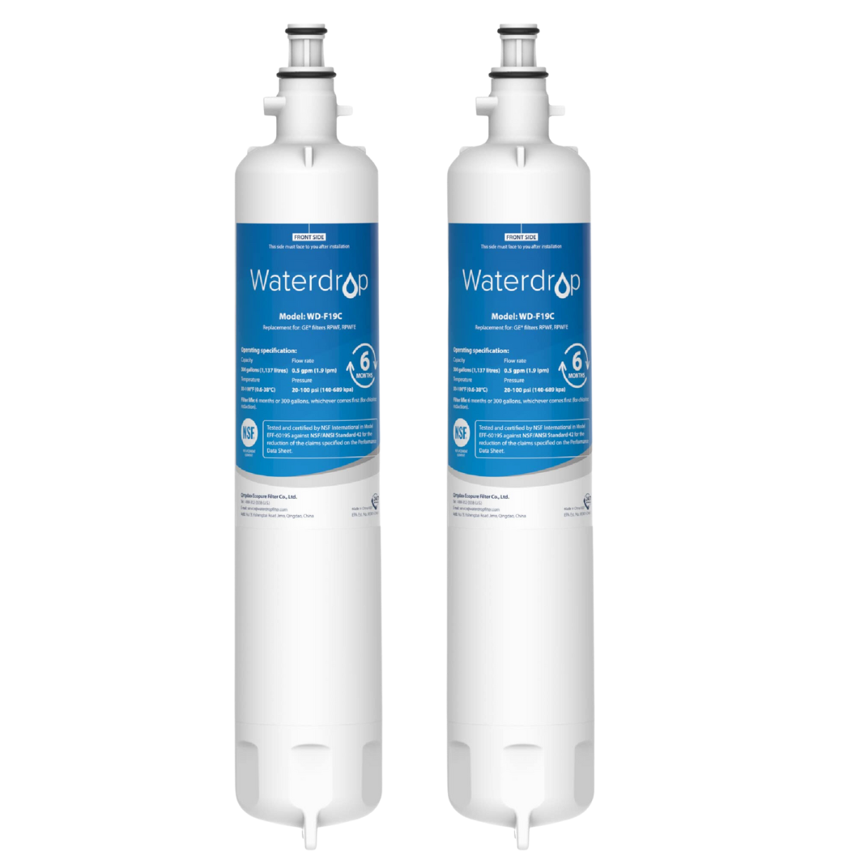 Waterdrop RPWFE (Built-in CHIP) Refrigerator Water