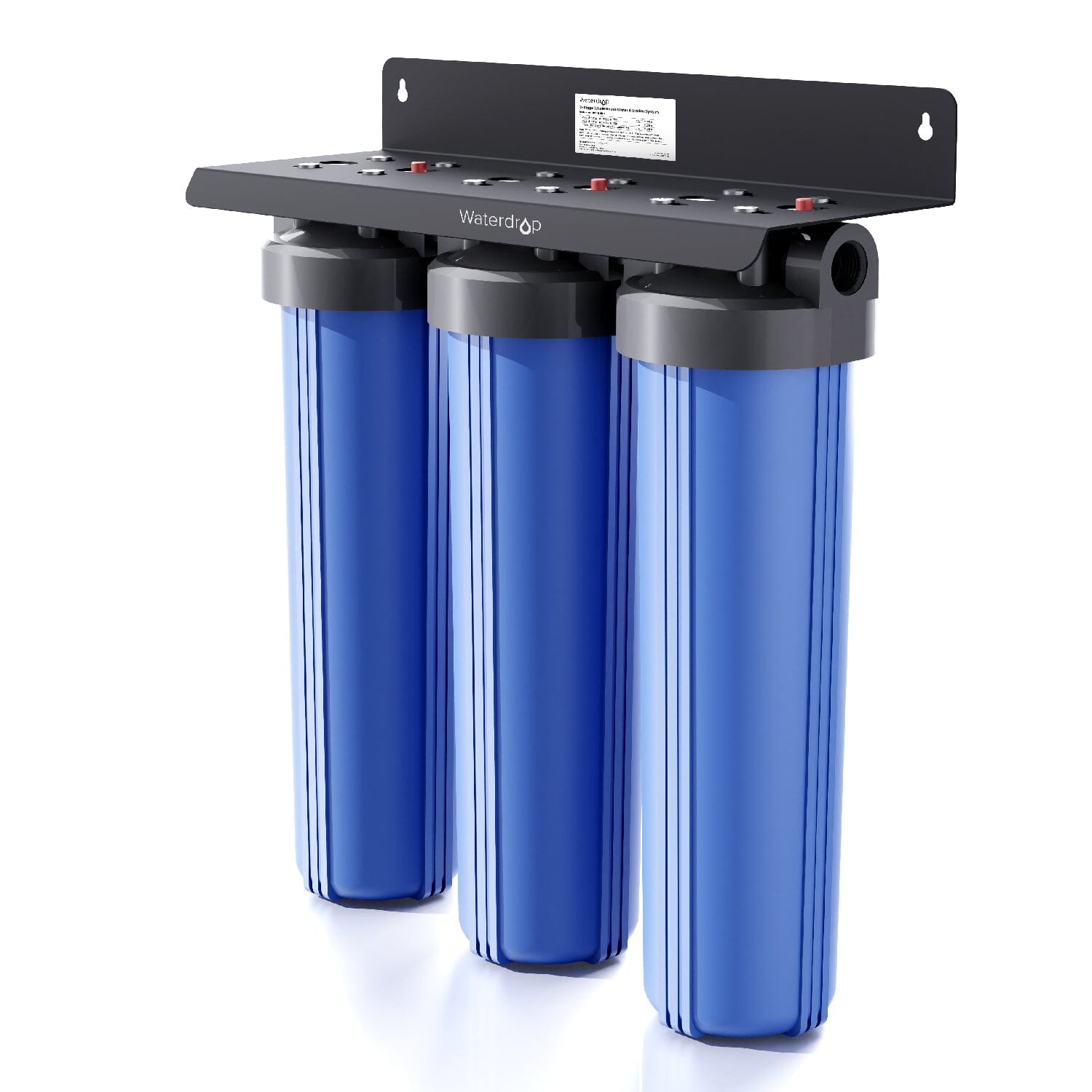 Waterdrop 3-Stage Whole House Water Filter System with Carbon Filter & Sediment Filter