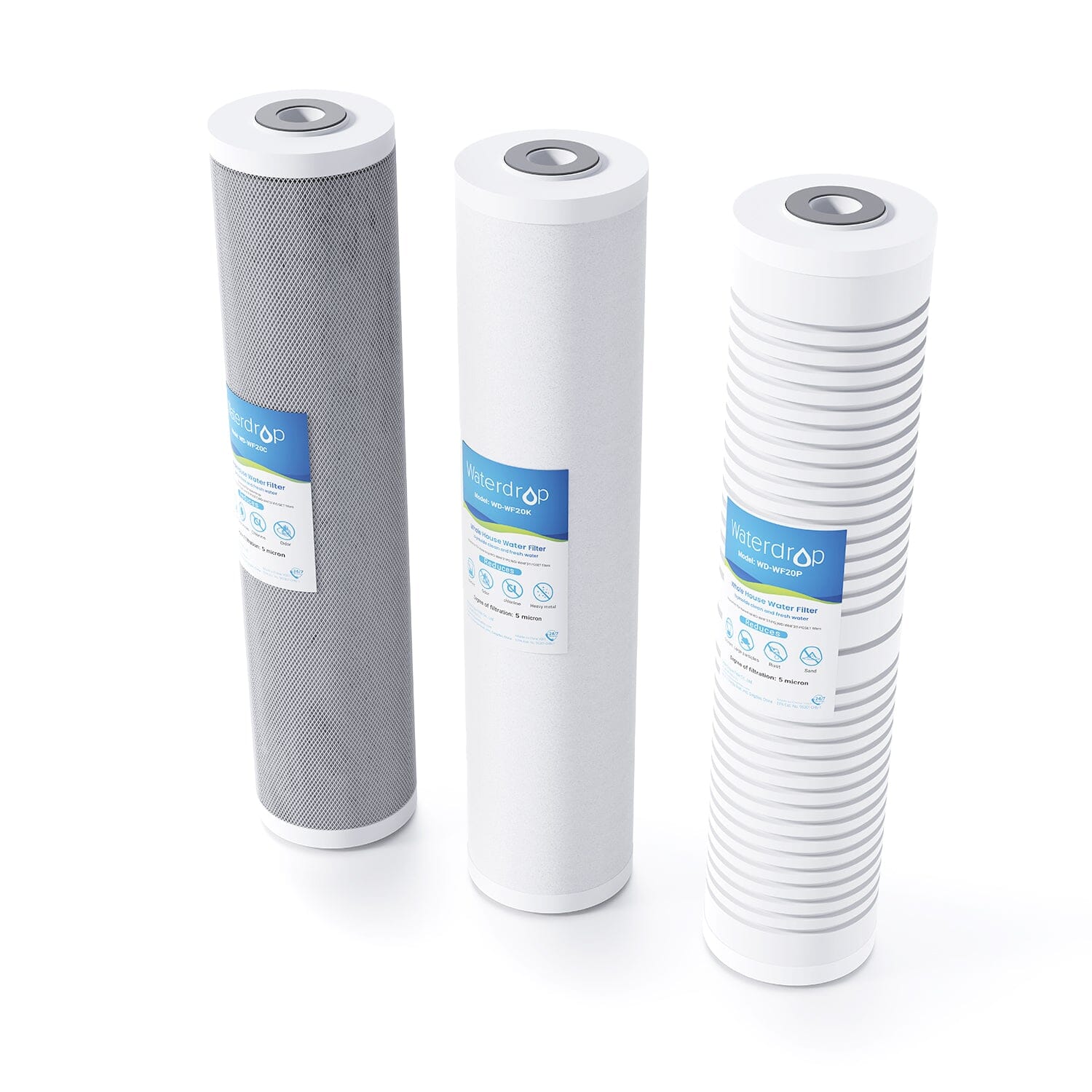 Waterdrop Whole House Water Filter, Replacement for WD-WF20PG