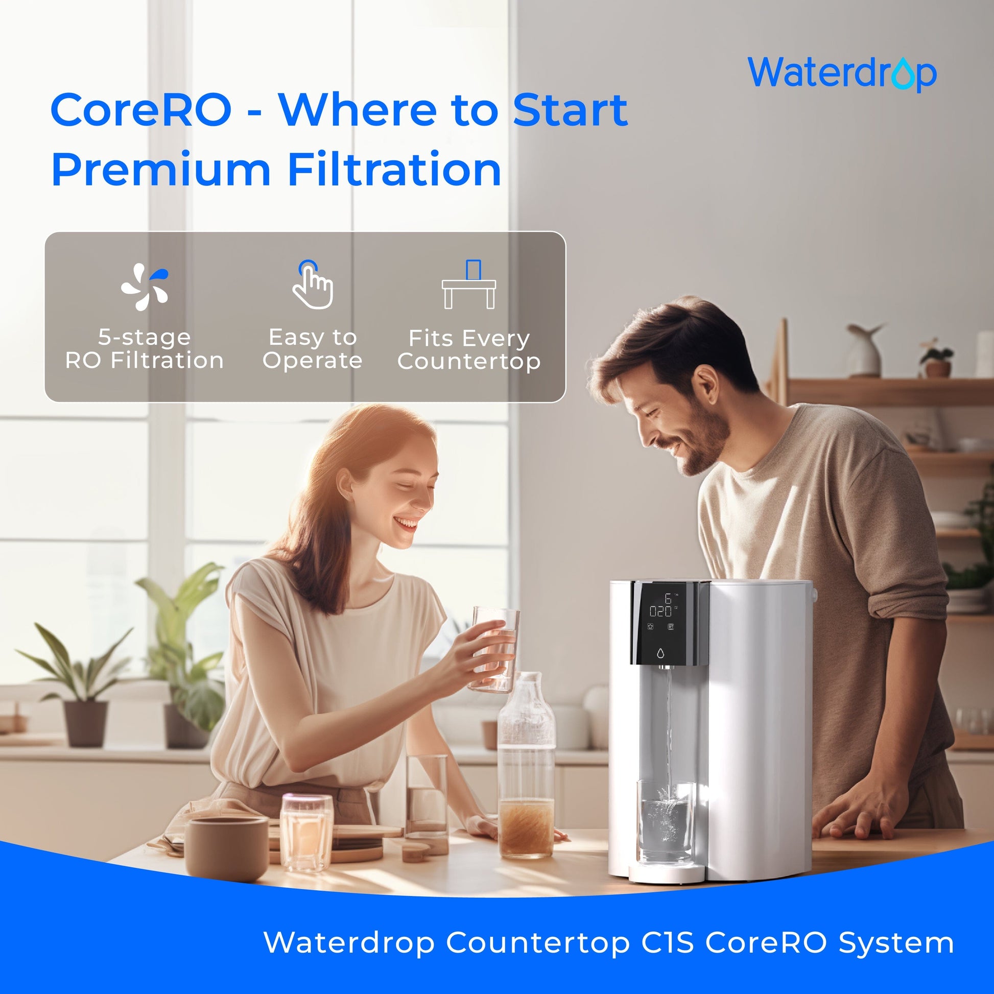 Waterdrop C1H Instant Hot Water  Reverse Osmosis System