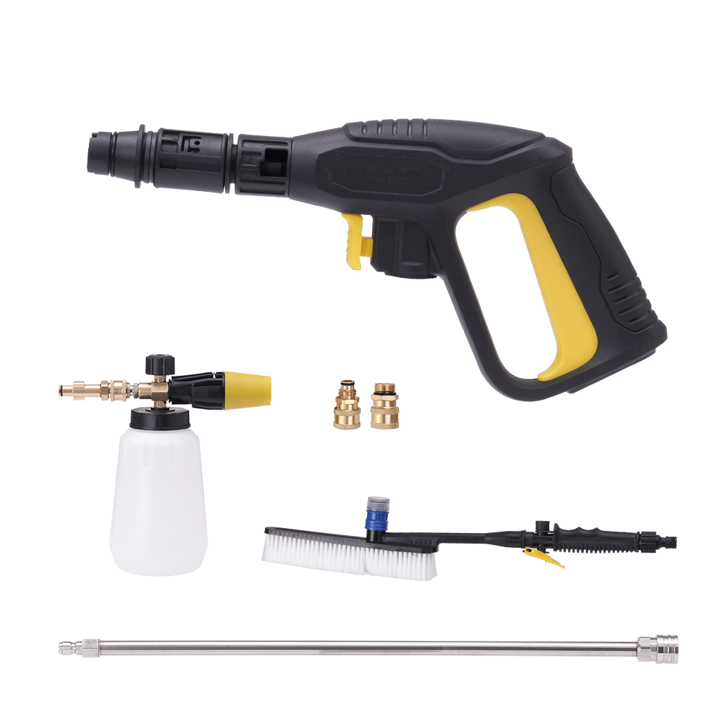 Waterdrop Spotless Car Wash System Accessories with spray guns, nozzles, extension bars, gun stem, Foam cannons, Car wash brush and matching removable handle