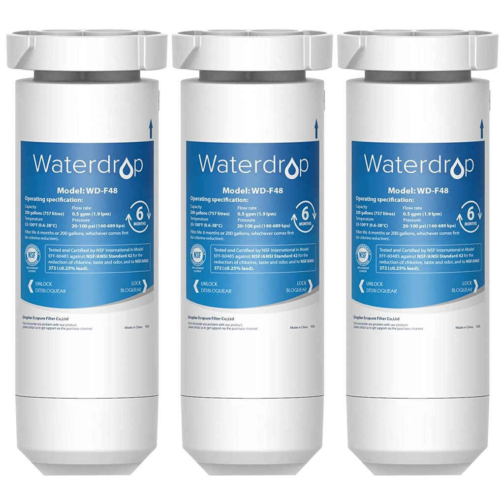 Waterdrop Replacement for GE XWF Refrigerator Water Filter