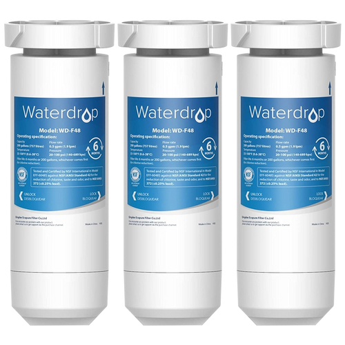 Waterdrop Replacement for GE XWF Refrigerator Water Filter