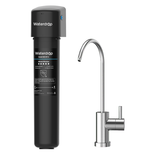 Undersink Water Filtration System With Dedicated Faucet