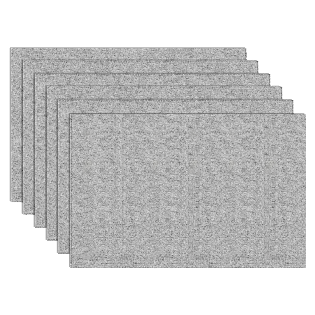 Waterdrop Household Protective linens Pads Set fo 6, For machines and furniture, Linen Blend Machine Washable Durable Linen Mats, Heat Resistant, Easy to Clean
