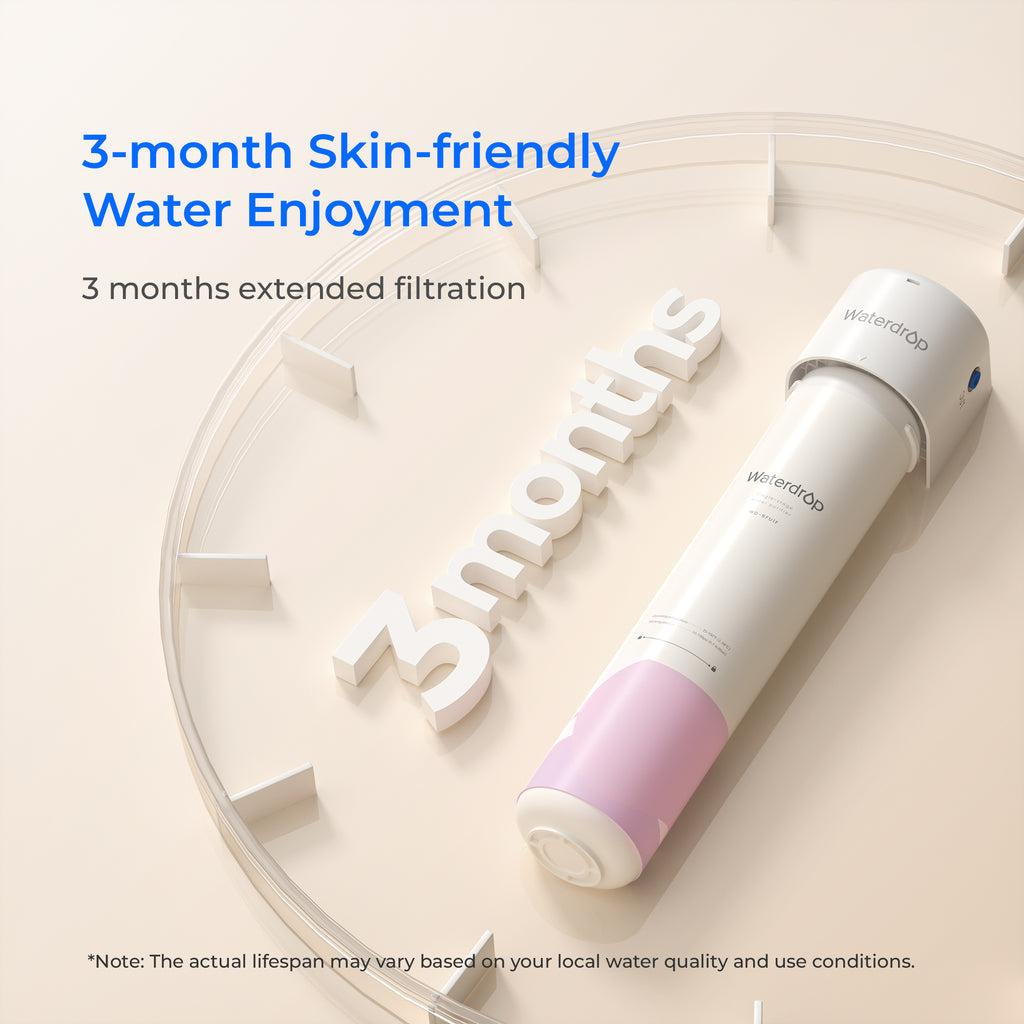 Waterdrop Skincare Water Softening System - Softens Skin & Hair (Includes 1 Filter)