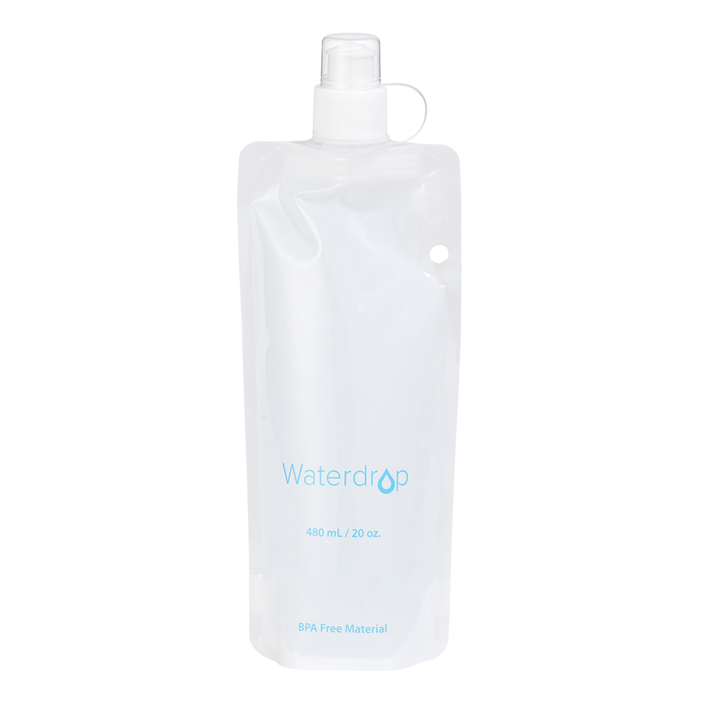 Waterdrop Plastic Liquid Storage Bags for household use, Foldable, BPA-Free, 20 oz