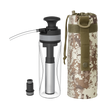 Sodafizz Outdoor Portable Hiking Water Filtration System for Survival, Backpacker, tour and Emergency Preparedness, Reusable water bottles, 25 oz