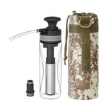 Sodafizz Outdoor Portable Hiking Water Filtration System for Survival, Backpacker, tour and Emergency Preparedness, Reusable water bottles, 25 oz