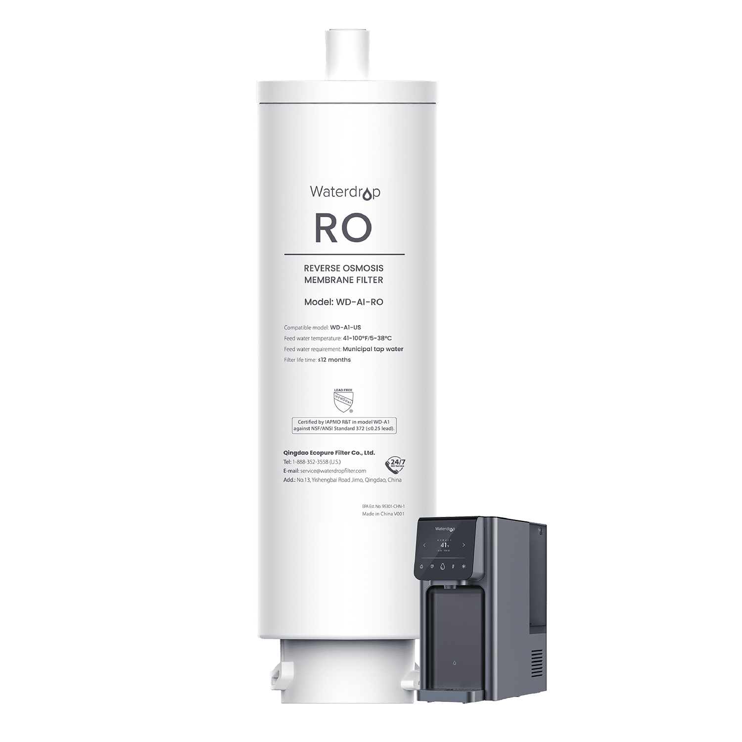 Waterdrop WD-A1-RO Filter for A1 RO Hot & Cold Water Filter