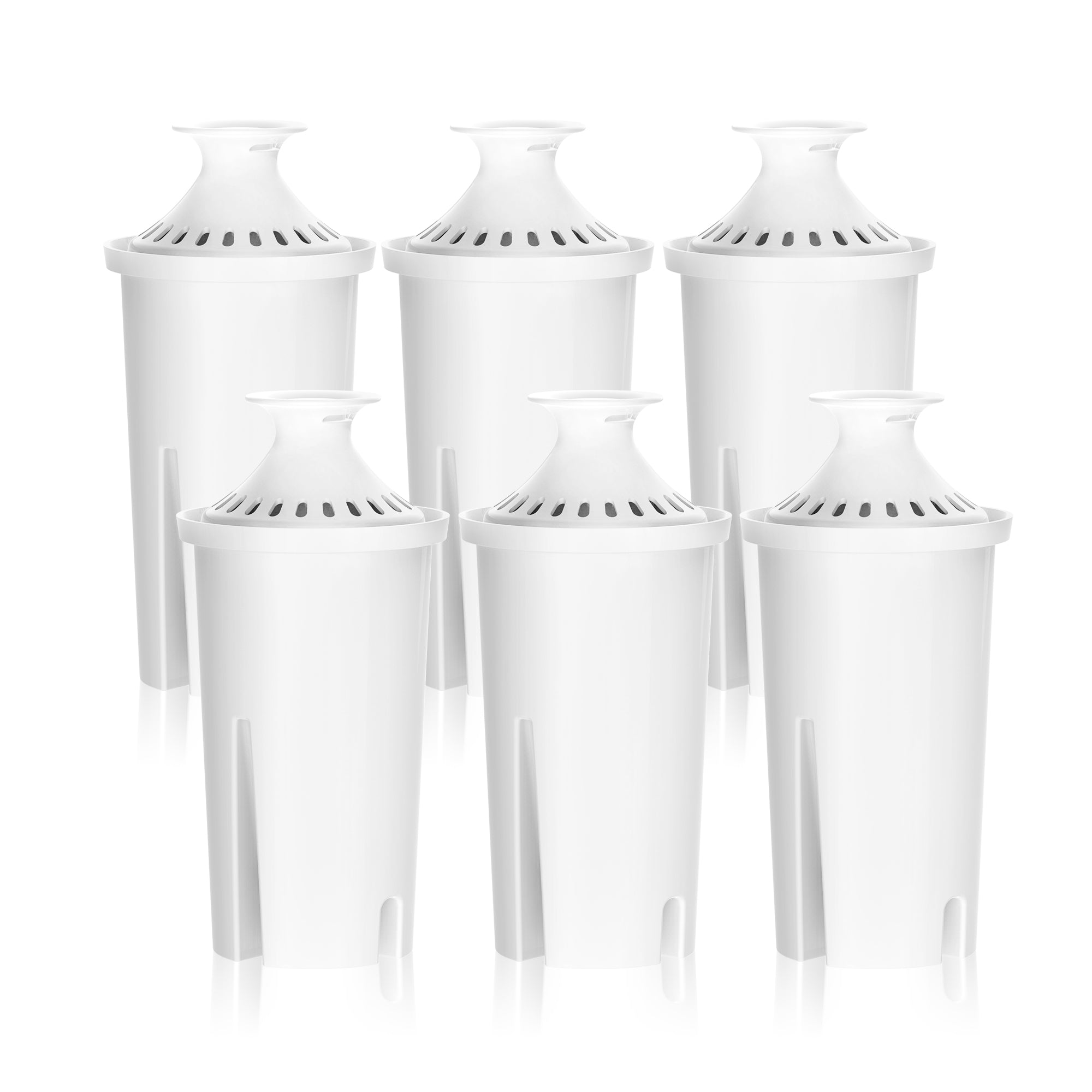 AQUA CREST Replacement for Brita® Pitchers and Dispensers, 6 Count