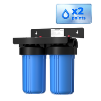 Waterdrop 2-Stage Whole House Water Filter System Reduce Iron&Manganese