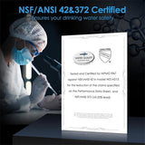 12-month Filter Lifespan Under Sink Replacement Water Filter for AS13