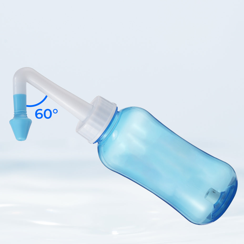 Waterdrop  Nasal irrigators, non-electric, Neti Pot Sinus Rinsing,Nasal Wash Bottle Sinus Rinsing Bottle Cleaner Pressure Irrigation Neti-Pot for Adult & Kid (300ml )