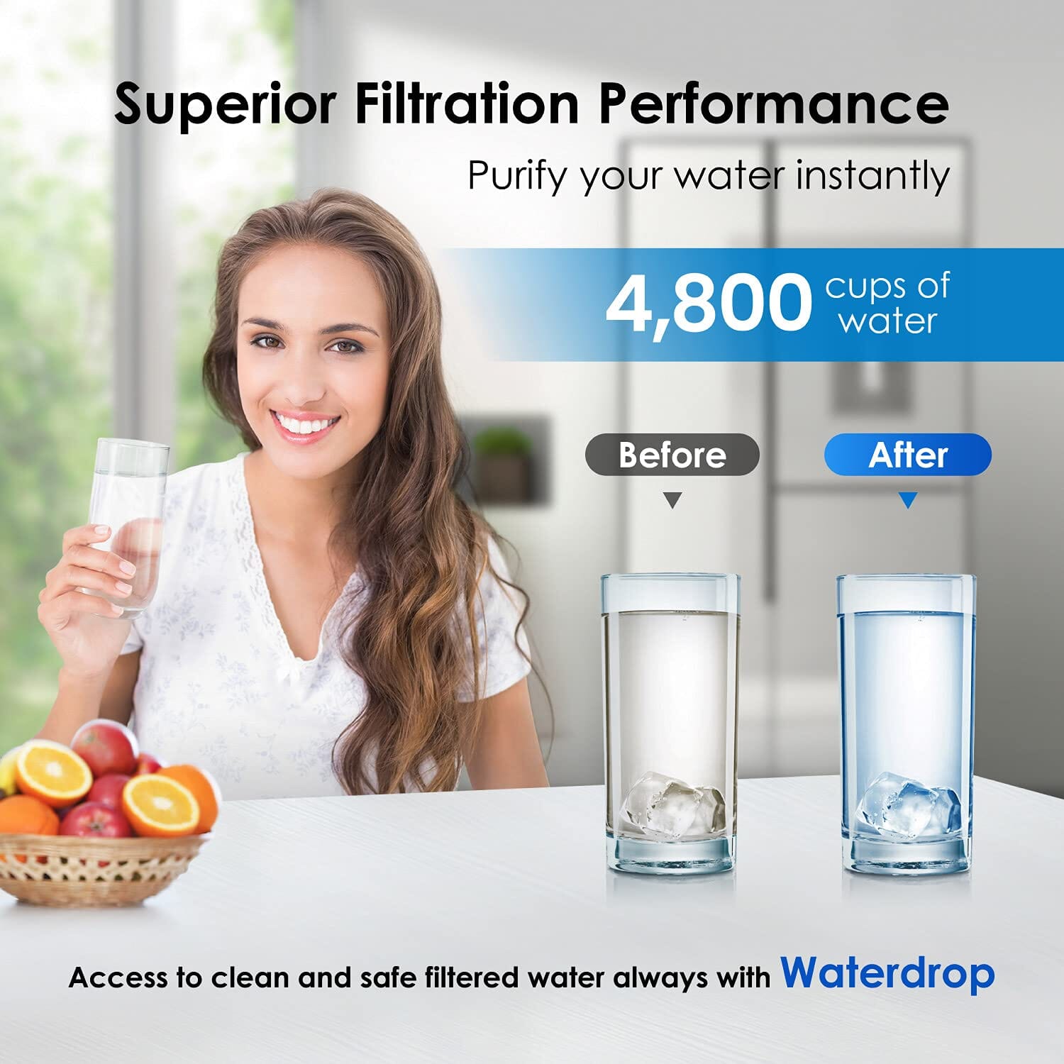 MWF Refrigerator Water Filter Replacement by Waterdrop