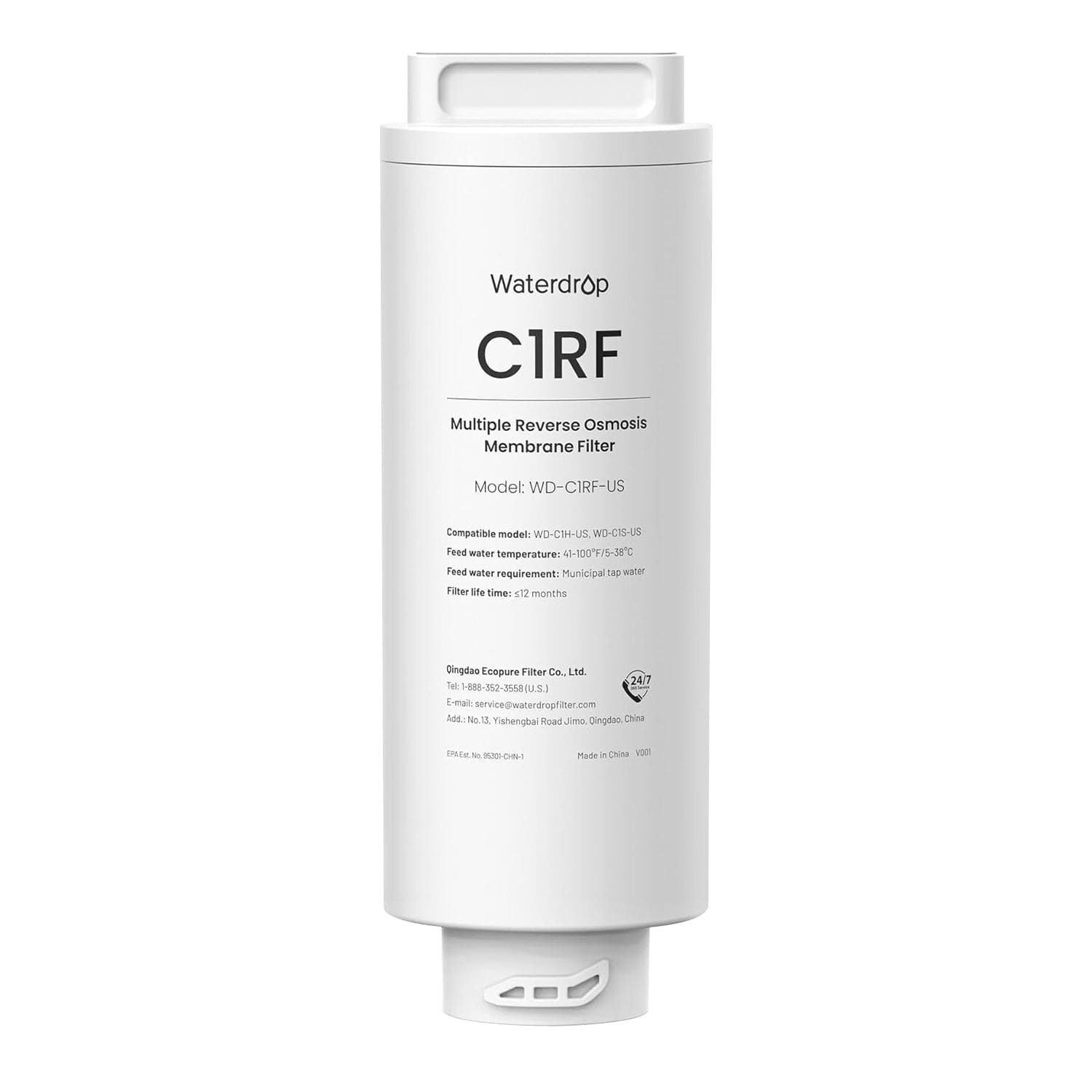 Waterdrop C1RF Water Filter for C1S and C1H Countertop RO System