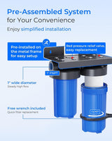 Waterdrop WHF21-SH Whole House Water Filter System for Well Water, 5 Micron