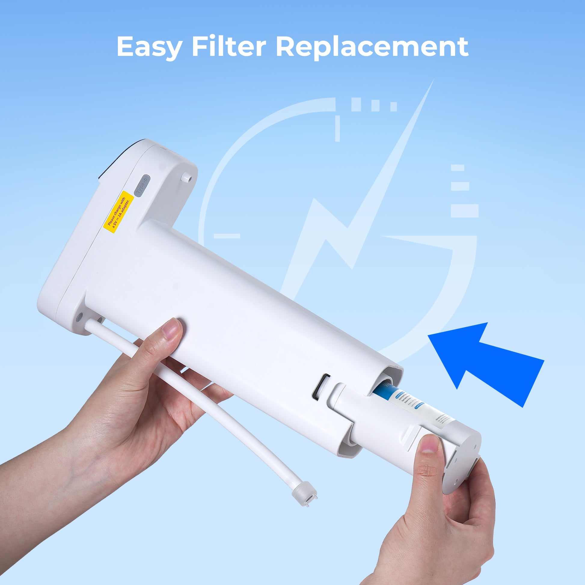 Replacement Filter for Countertop Electric Water Pitcher ED01A