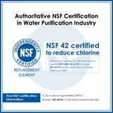 Waterdrop (Built-in CHIP) Replacement for GE® RPWFE Refrigerator Water Filter, NSF 42 & 372 Certified