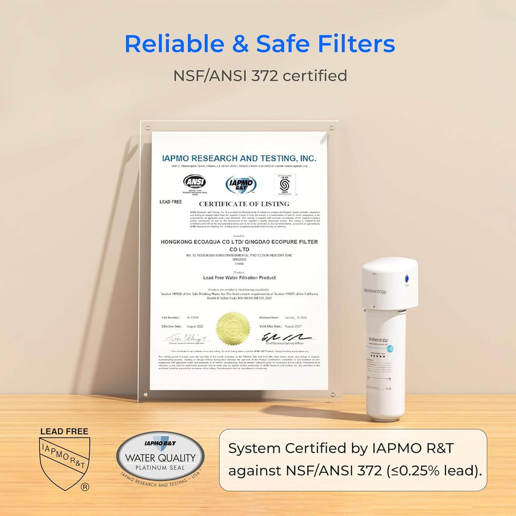 Waterdrop Alkaline Water Filter System for Sink WD-ALK16