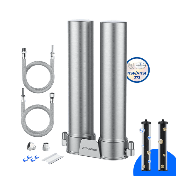 Waterdrop DST Stainless Steel Under Sink Water Filter System