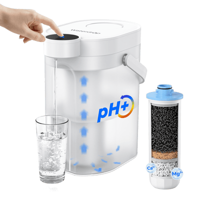 Waterdrop ED11L Electric Pitcher with Healthy Alkaline Water, 6-Stage Instant Filtration