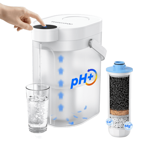 Waterdrop ED11L Electric Pitcher with Healthy Alkaline Water, 6-Stage Instant Filtration