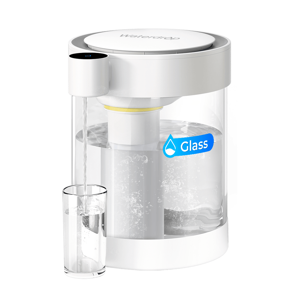WD-ED12W Glass Electric Water Filter Dispenser - Instant Filtration for Soft Water