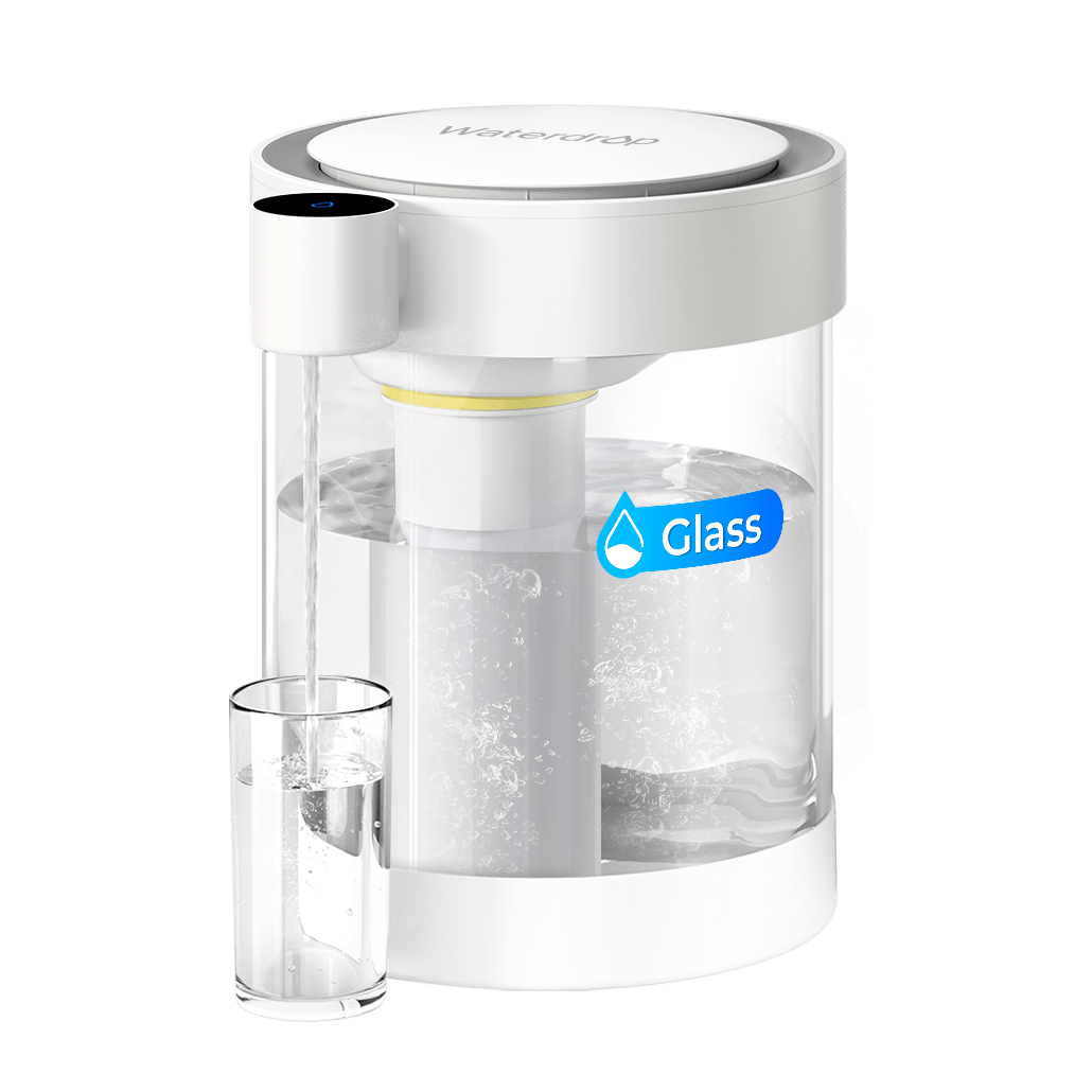 WD-ED12W Glass Electric Water Filter Dispenser - Instant Filtration for Soft Water
