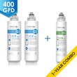 Waterdrop G3 RO System Replacement Filters - 400GPD
