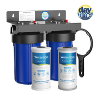 Waterdrop 2-Stage Whole House Water Filter System Reduce Iron&Manganese