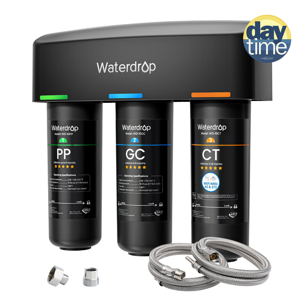 3-stage Under Counter Direct Connect Filtration System Waterdrop TSA
