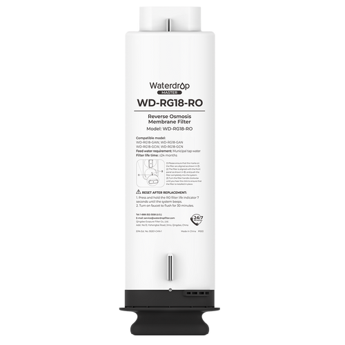 RG18-RO Filter for Waterdrop MASTER G5P800A Reverse Osmosis System | 800GPD