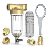Reusable Whole House Spin Down Sediment Water Filter 50 Micron