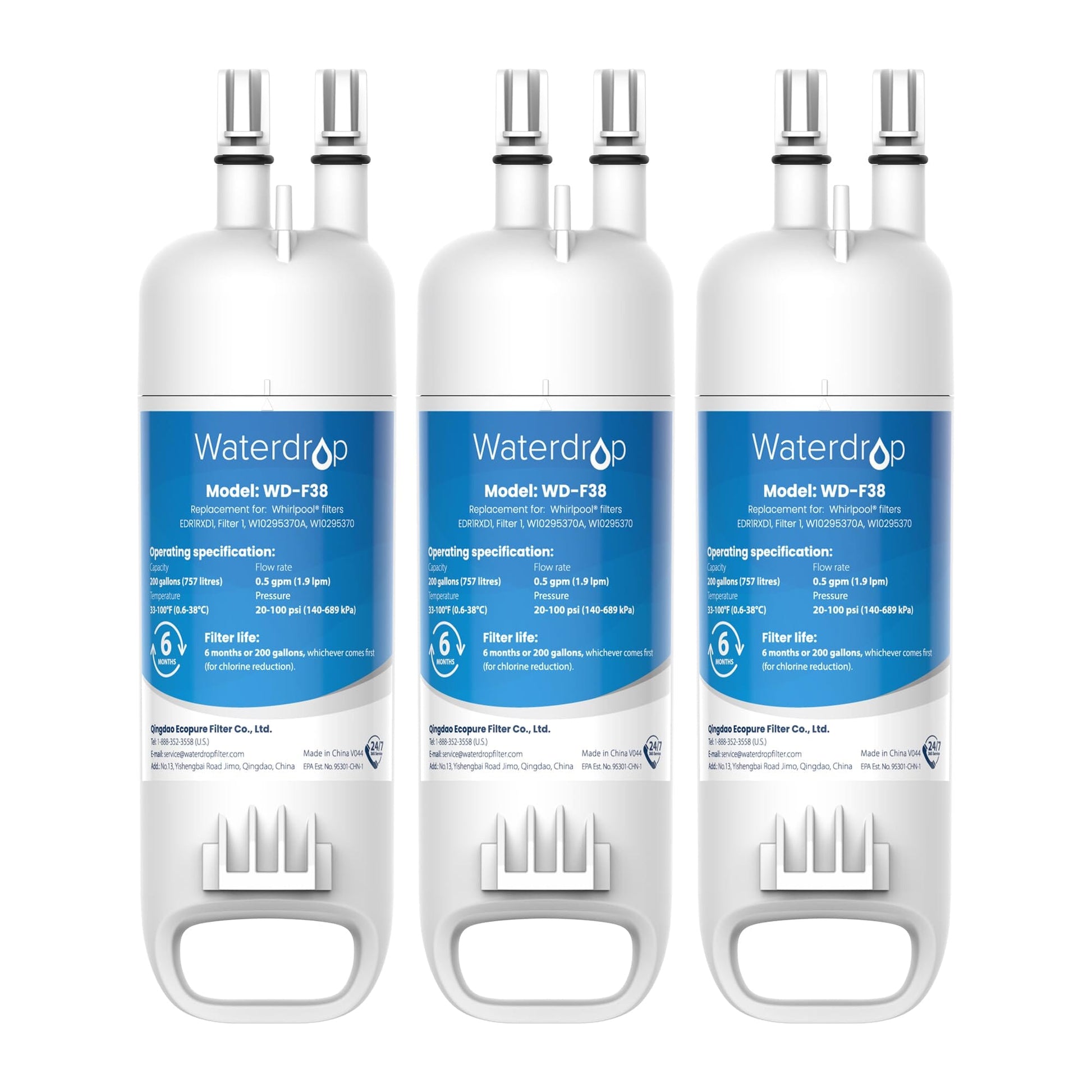 Waterdrop Replacement for W10295370A, Everydrop® Filter 1 Refrigerator Water Filter