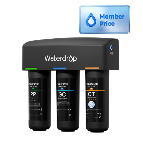 3-stage Under Counter Direct Connect Filtration System Waterdrop TSA