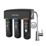 3-stage Under Counter Water Filter System with Dedicated Faucet Waterdrop TSB