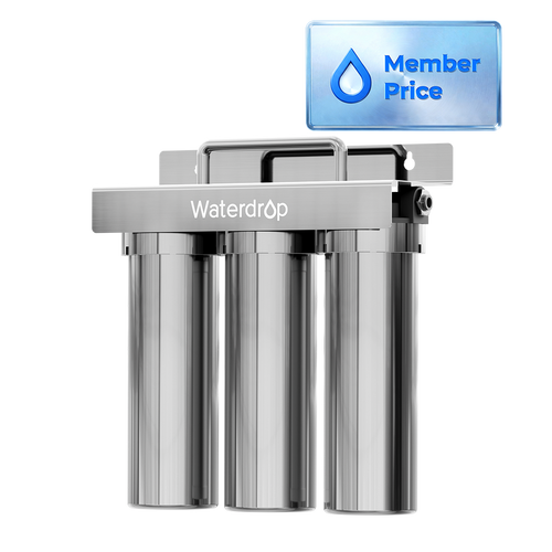 6-stage Under Sink Ultrafiltration Stainless Steel Water Filter System Waterdrop TST-UF