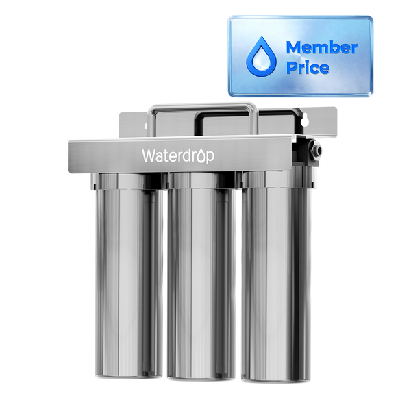 6-stage Under Sink Ultrafiltration Stainless Steel Water Filter System Waterdrop TST-UF